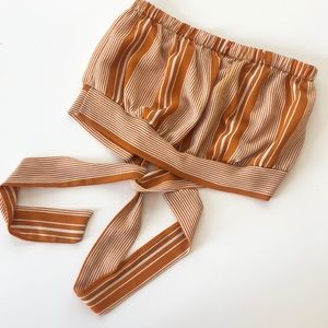 Reversible tie Tube Top